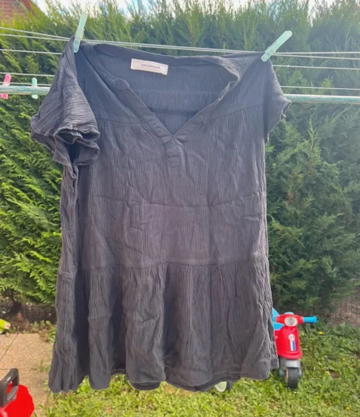 Blouse noire Promod – Taille estimée M – Très bon état - photo numéro 2
