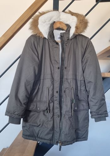 Parka deperlante doublure peluche