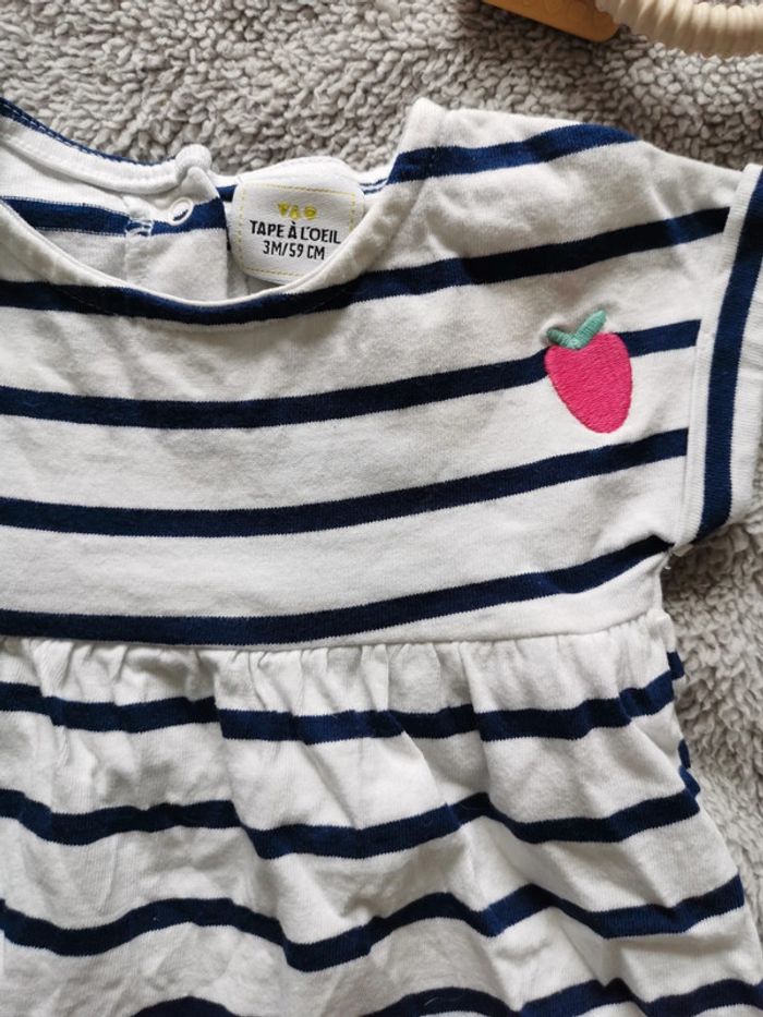 Robe marinière TAO 3 mois - photo numéro 2