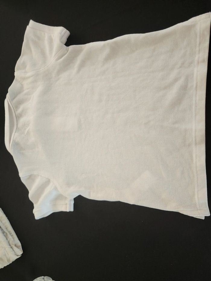 Ensemble été garçon polo blanc bermuda lin beige ceremonie okaidi 3 ans - photo numéro 17