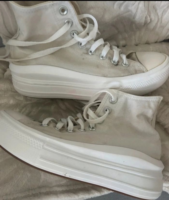 Basket converse haute blanche - photo numéro 3