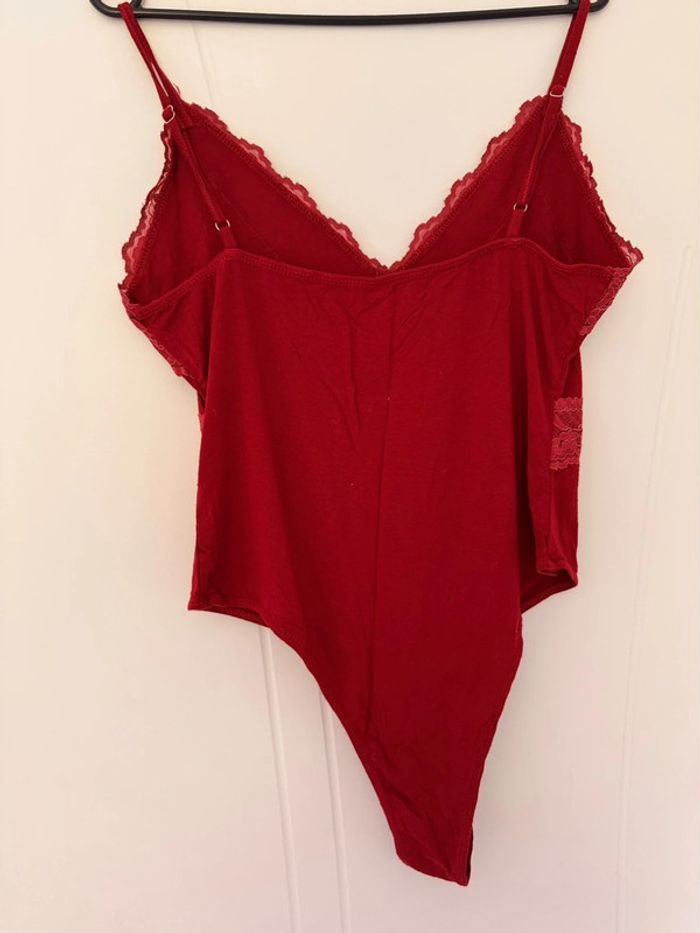 Body bordeaux en dentelle - photo numéro 3
