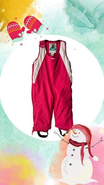 Salopette de ski fille Wed'ze - 18 mois