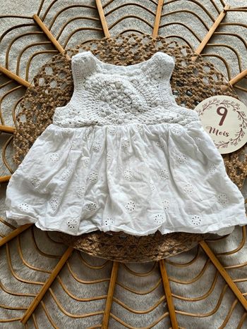 Haut crochet blanc