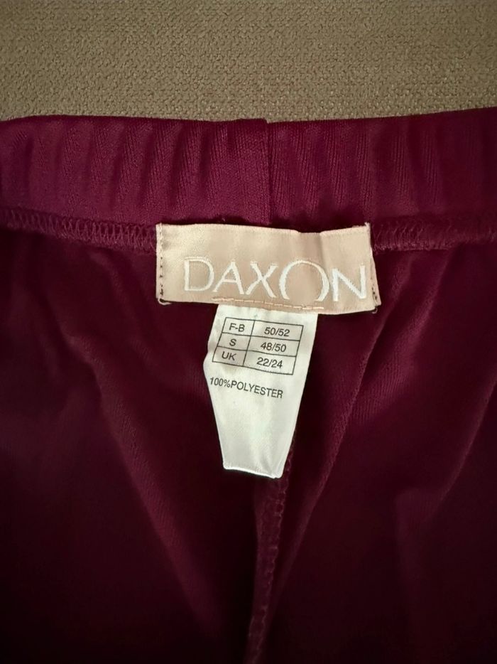 Pantalon couleur lin de vin Daxon - photo numéro 8