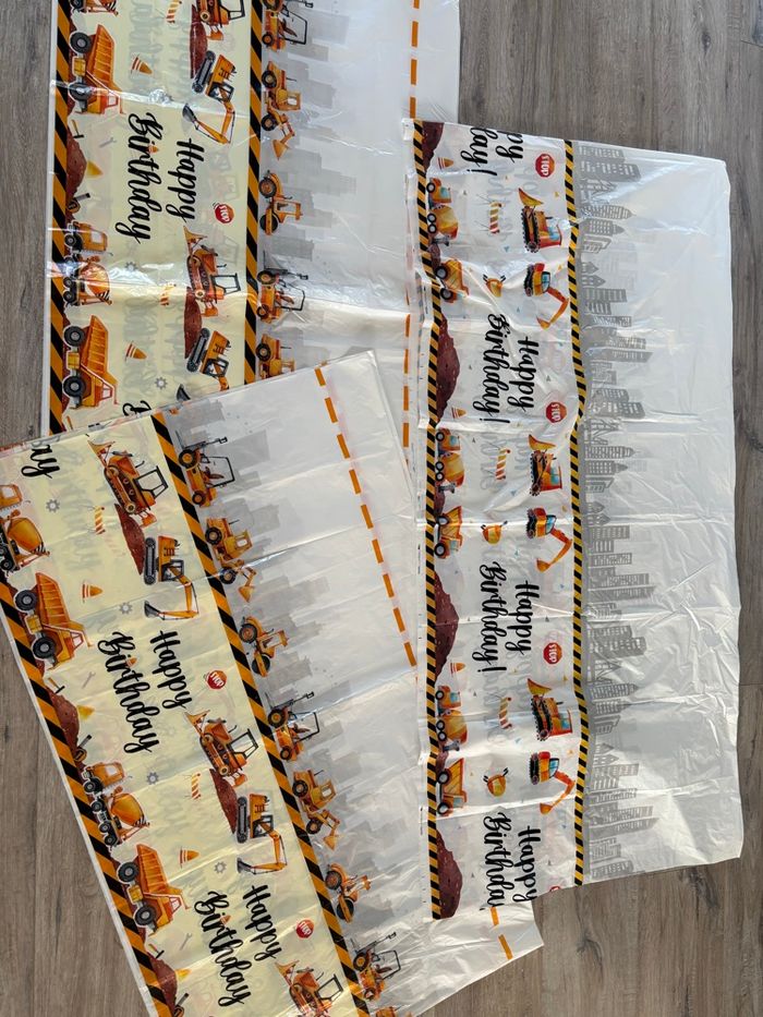 Lot décoration anniversaire enfant chantier - photo numéro 4