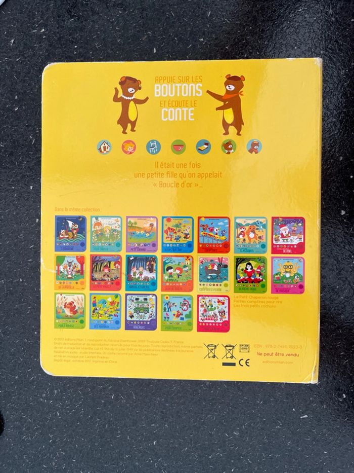 Boucle d’or et les trois ours livre sonore - photo numéro 4