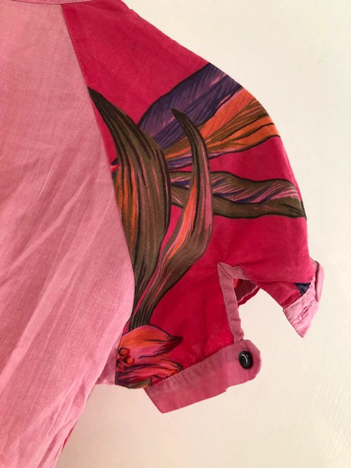 Blouse one step taille 38 couleur fuchsia - photo numéro 5