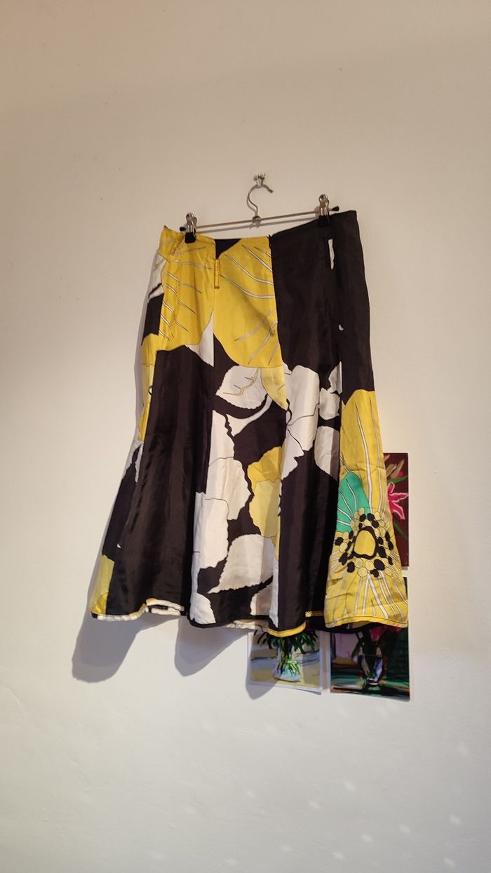 Jupe en soie vintage T40 - photo numéro 2