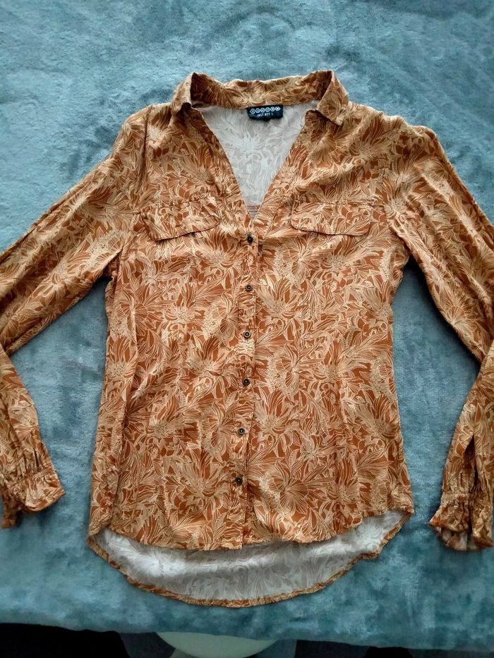 Chemise camel Bonobo - photo numéro 2