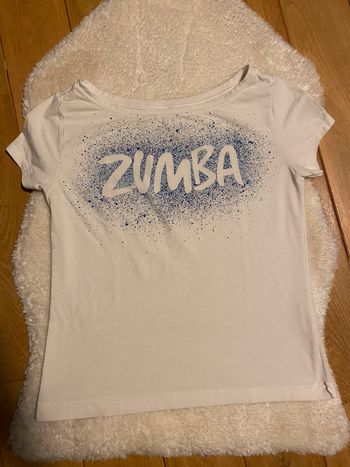 T-shirt Zumba blanc