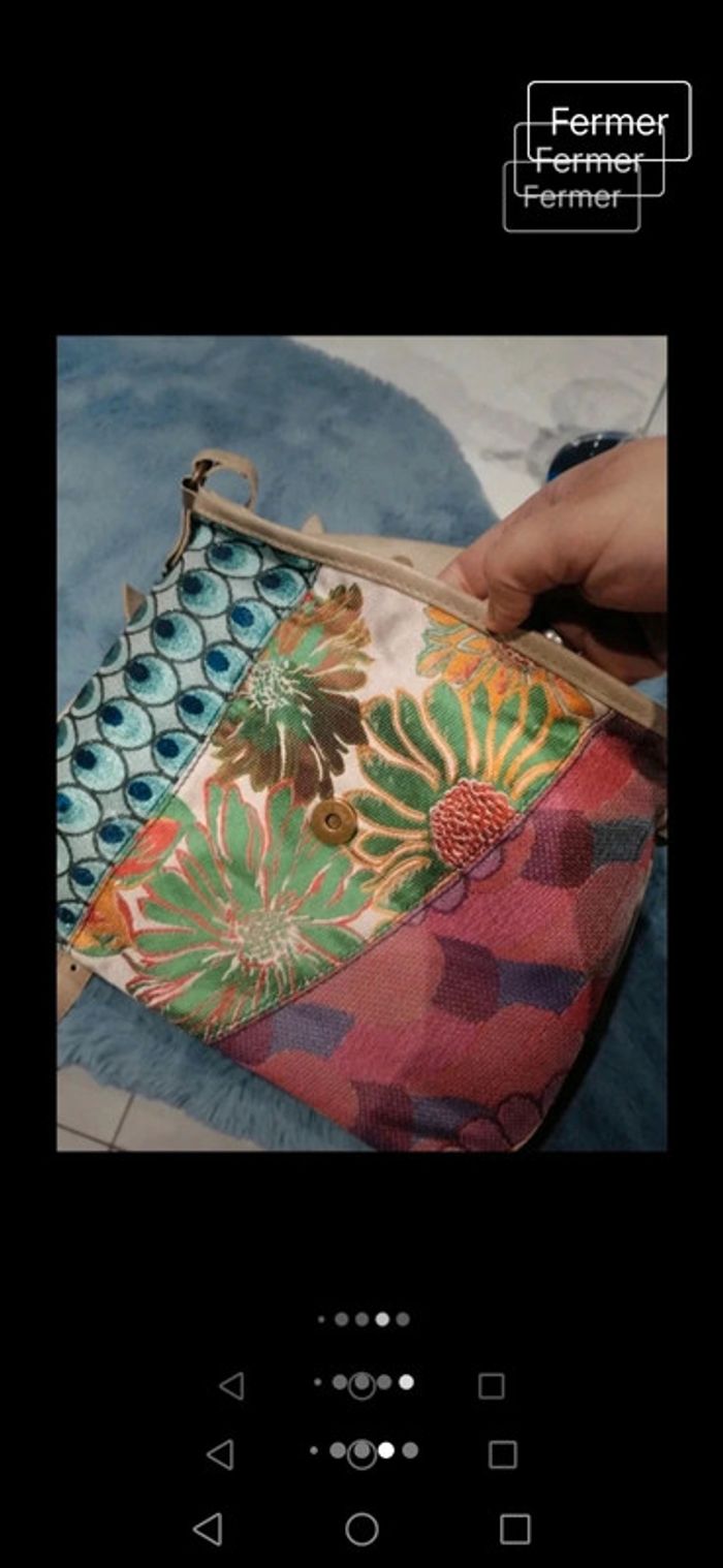 Sac desigual bon état il juste une marque de stylo à intérieur - photo numéro 8