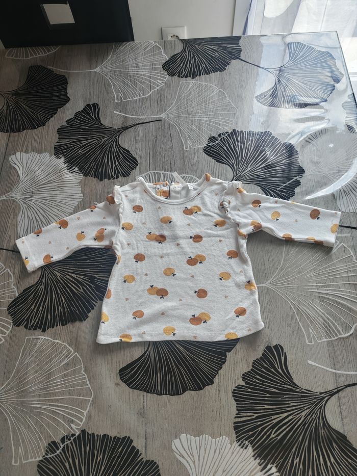 Lot de 6 tee-shirts manches longues bébé fille - photo numéro 4