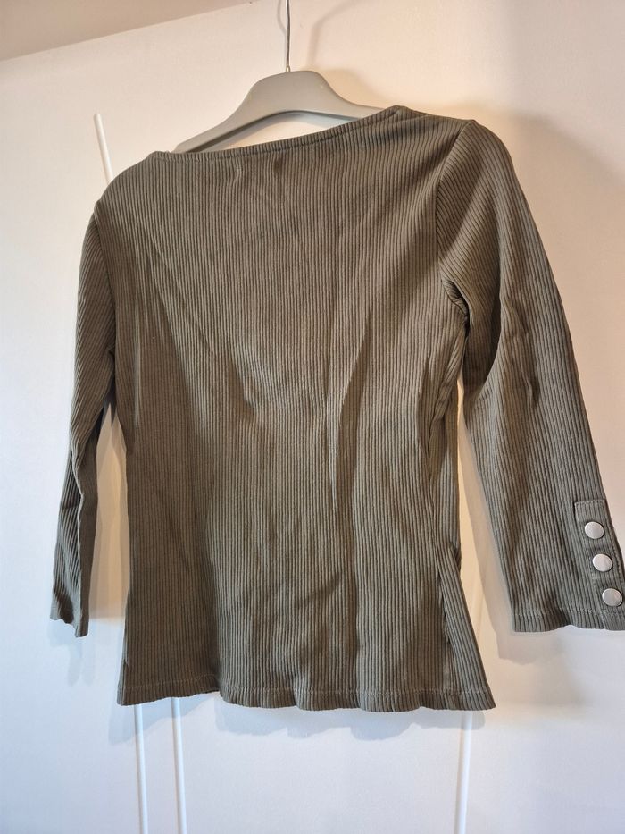 Pull léger kaki - photo numéro 4