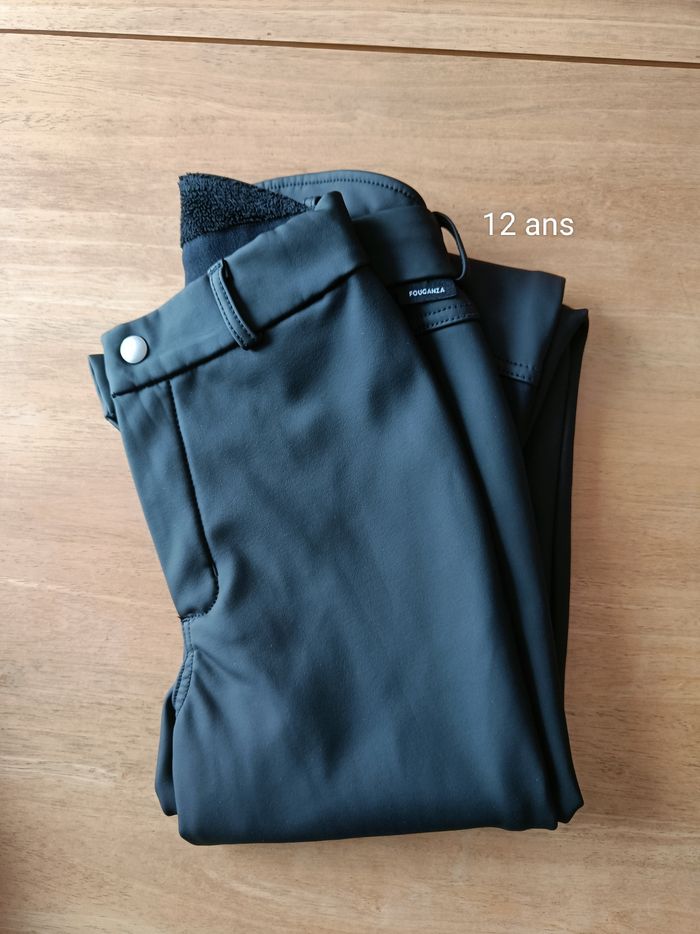 Pantalon d'équitation imperméable 12 ans