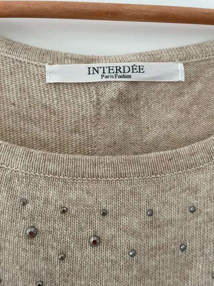 Très jolie Robe pull interdee beige - photo numéro 2