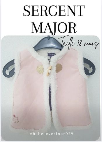 Veste sans manches Sergent Major 18 mois