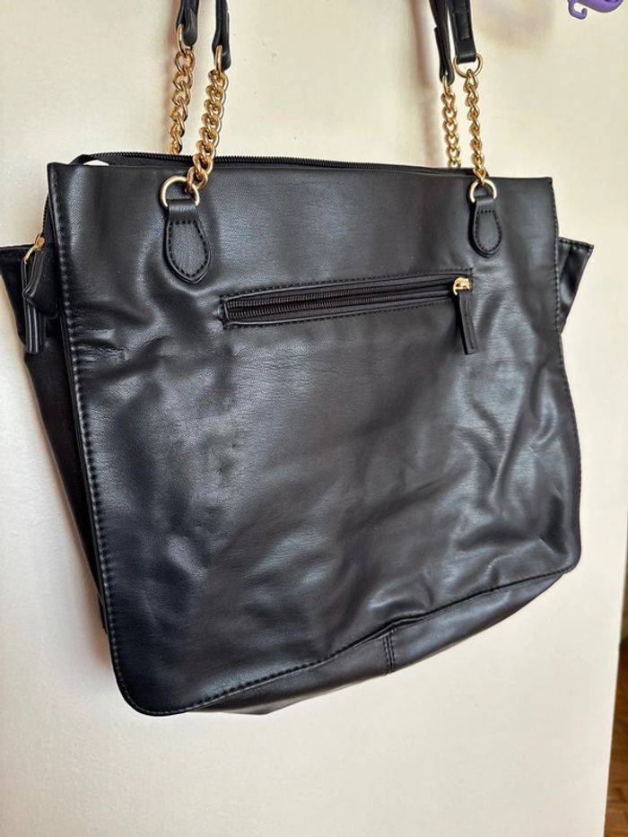 Sac à main, noir et doré. - photo numéro 7