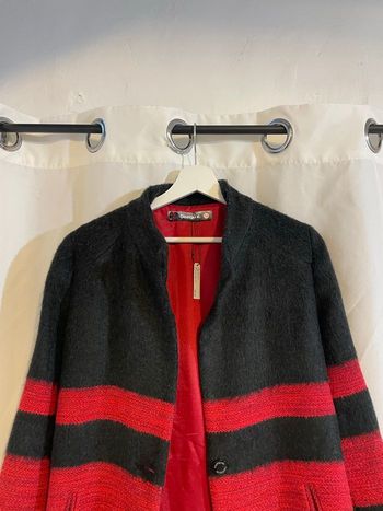 Manteaux desigual mi long à col officier pour femme en excellent état taille 36