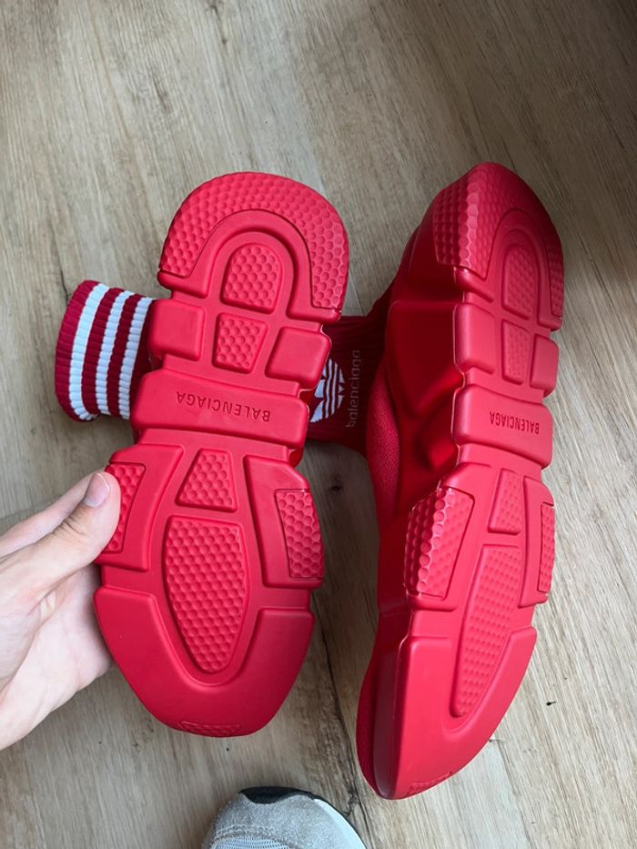 Balenciaga X Adidas Speed Traîner Red 38 - photo numéro 3