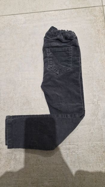 Pantalon velours fille 2/3 ans h&m
