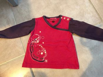 T-shirt manches longues fille 6 mois