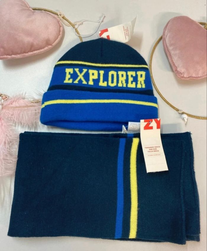 Bonnet + écharpe garçon - neuf - Zippy