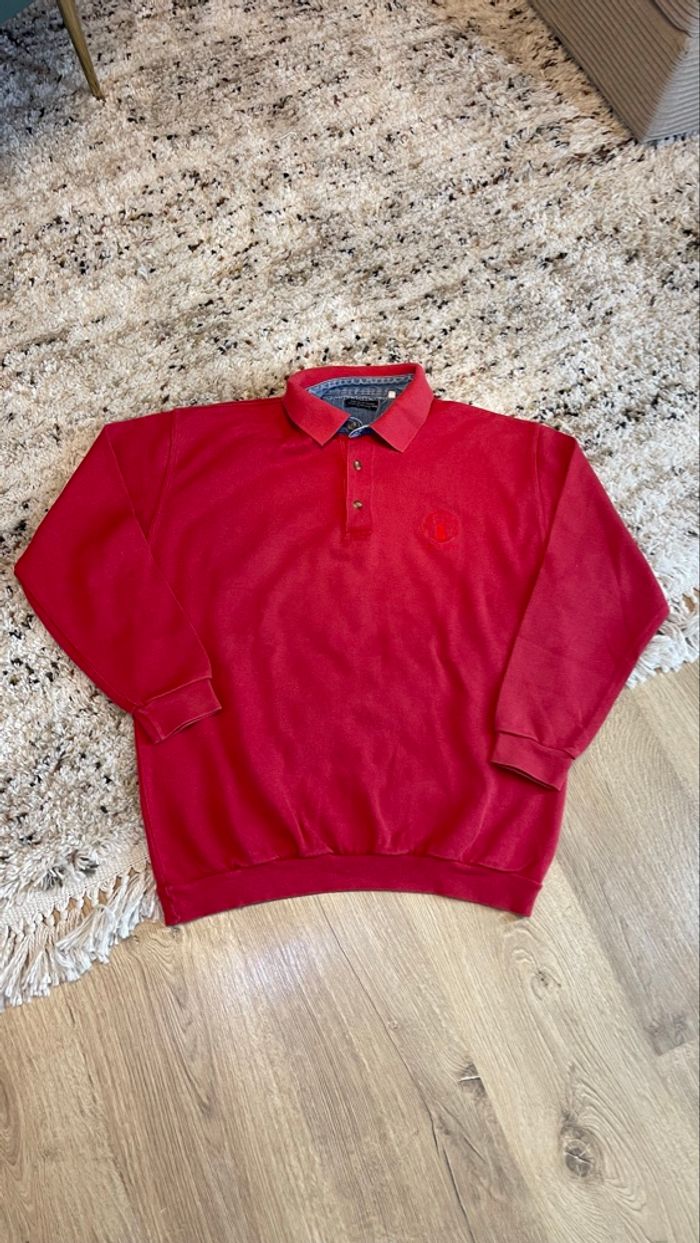 Pull Vintage DAF 95 XF Rouge - Collector - Taille L
