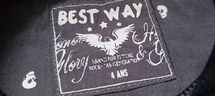 T-shirt ML Best way 4 ans - photo numéro 4