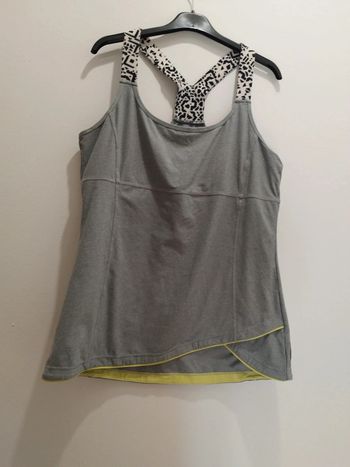 Tee-shirt manches courtes débardeur femme sport