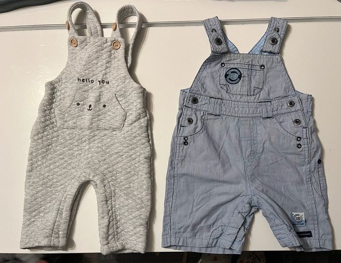 Lot de 2 salopettes