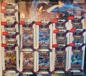 Lot de 15 blisters pokémon évolutions à paldea EV02