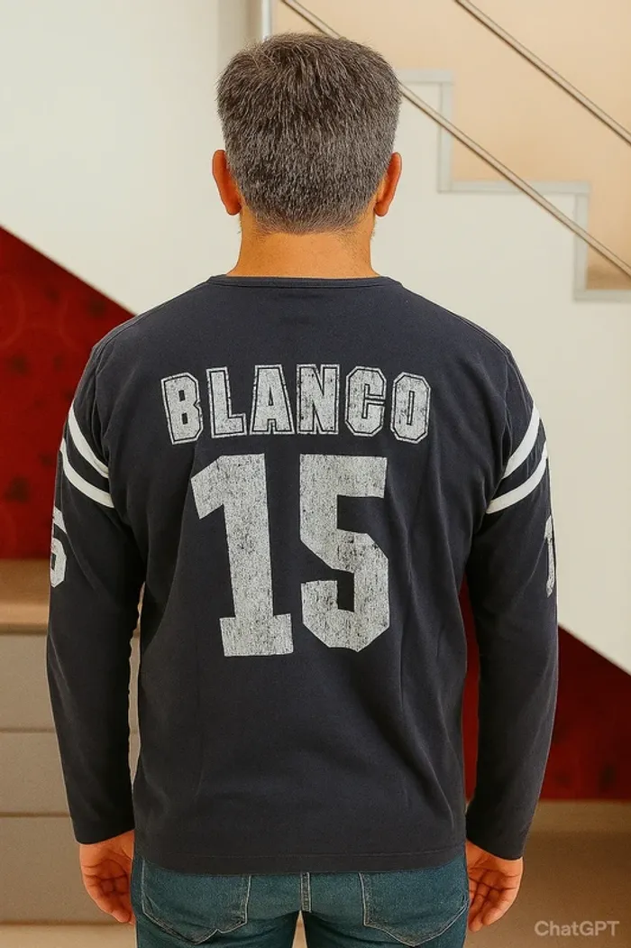 Tee-shirt manches longues Serge Blanco taille XXL