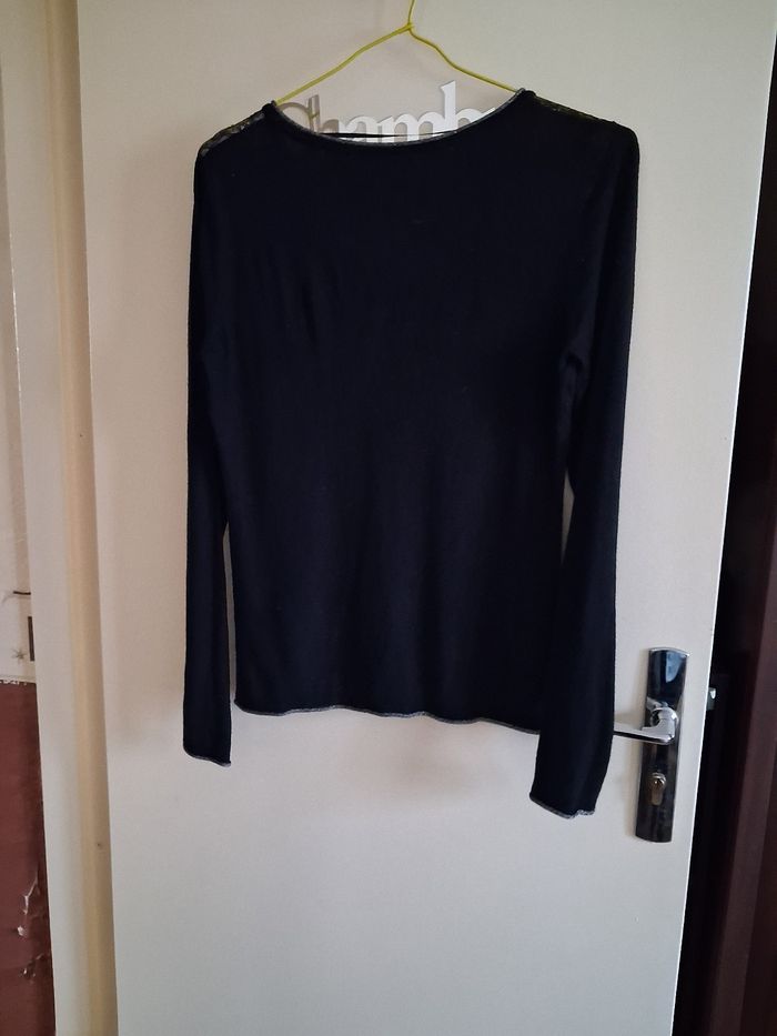 Joli pull noir  Gemo  taille 38 - photo numéro 2