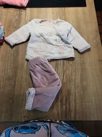 Pyjamas 2 pièces lapin