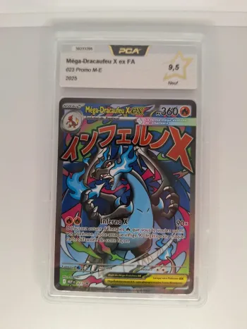 Carte Pokémon Méga Dracaufeu X Promo PCA 9.5