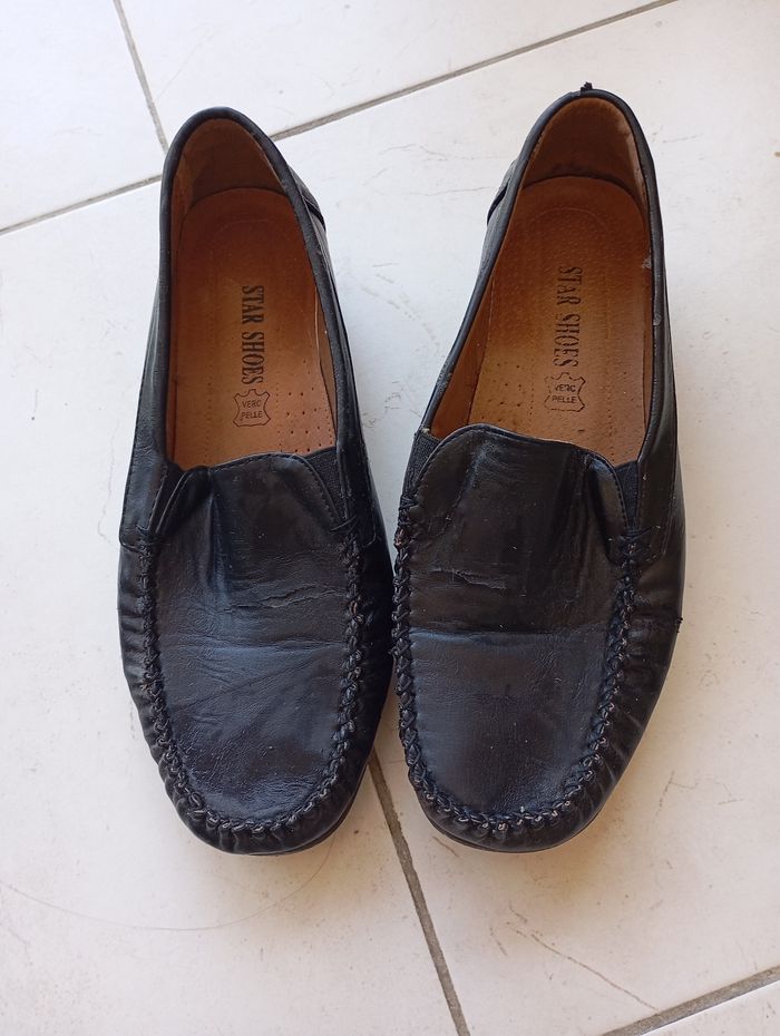 Chaussure noire mocassin taille 40 - photo numéro 3