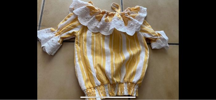 Blouse brodée miss pallone - photo numéro 4