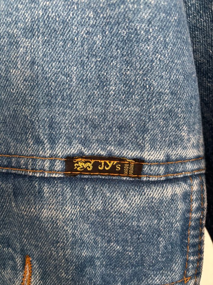 Veste en jean vintage mixte Jy’s – Coupe loose oversize taille 42 – Denim bleu - photo numéro 9