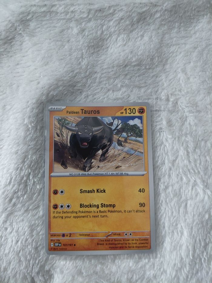 Carte Pokémon Paidean Tauros