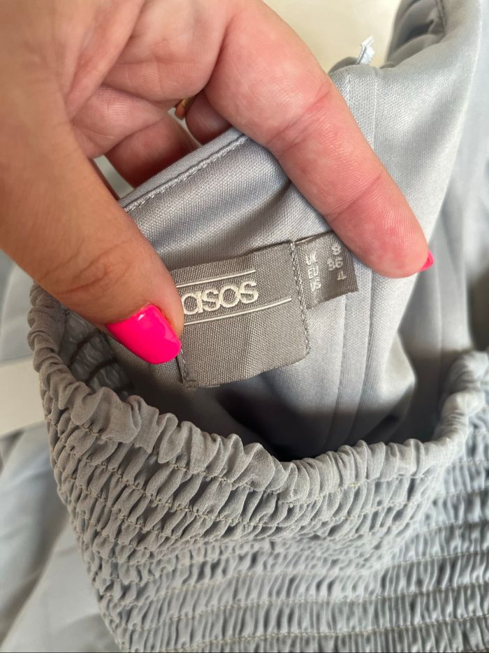 Robe de soirée Asos grise - photo numéro 9