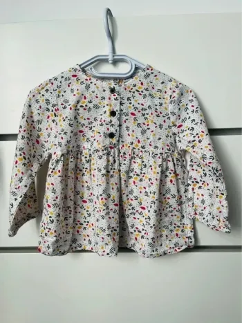 Blouse liberty manches longues 12 Mois Vertbaudet