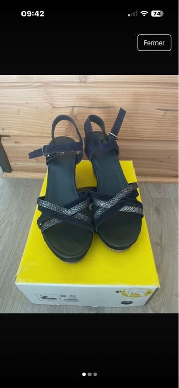 Sandale talon taille 