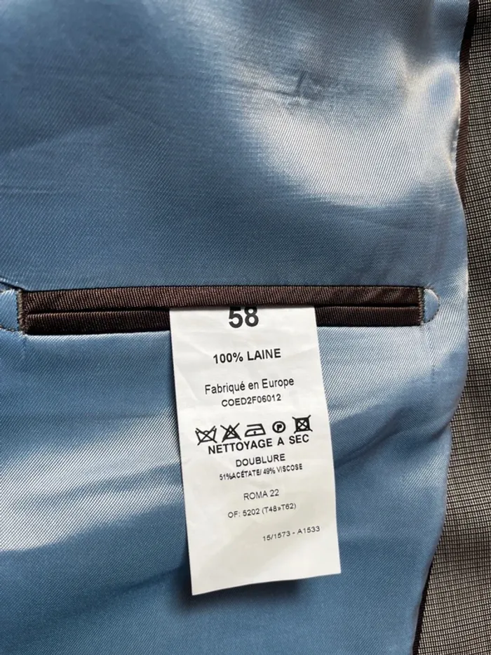 Veste de costume Bayard taille XL - photo numéro 2