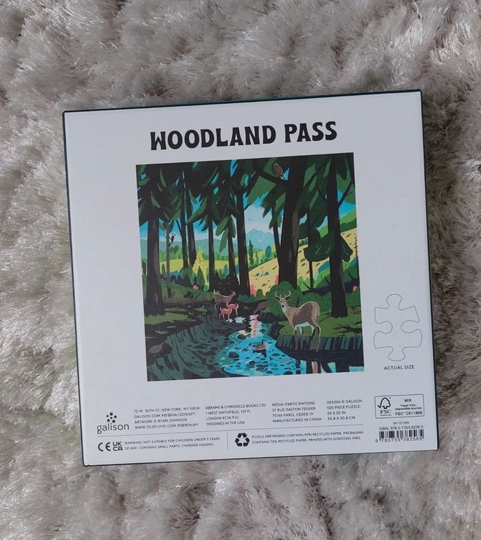 Puzzle "Woodland Pass" 500 pièces - Galison - photo numéro 2