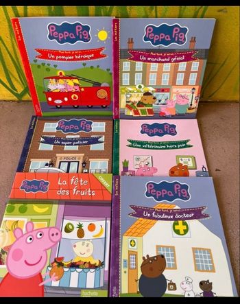 Lots de 6 livrets Peppa pig