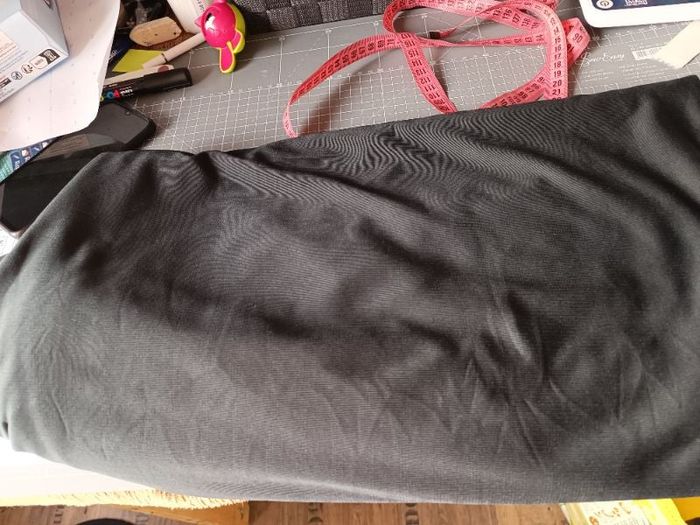 Jersey lycra molletonné