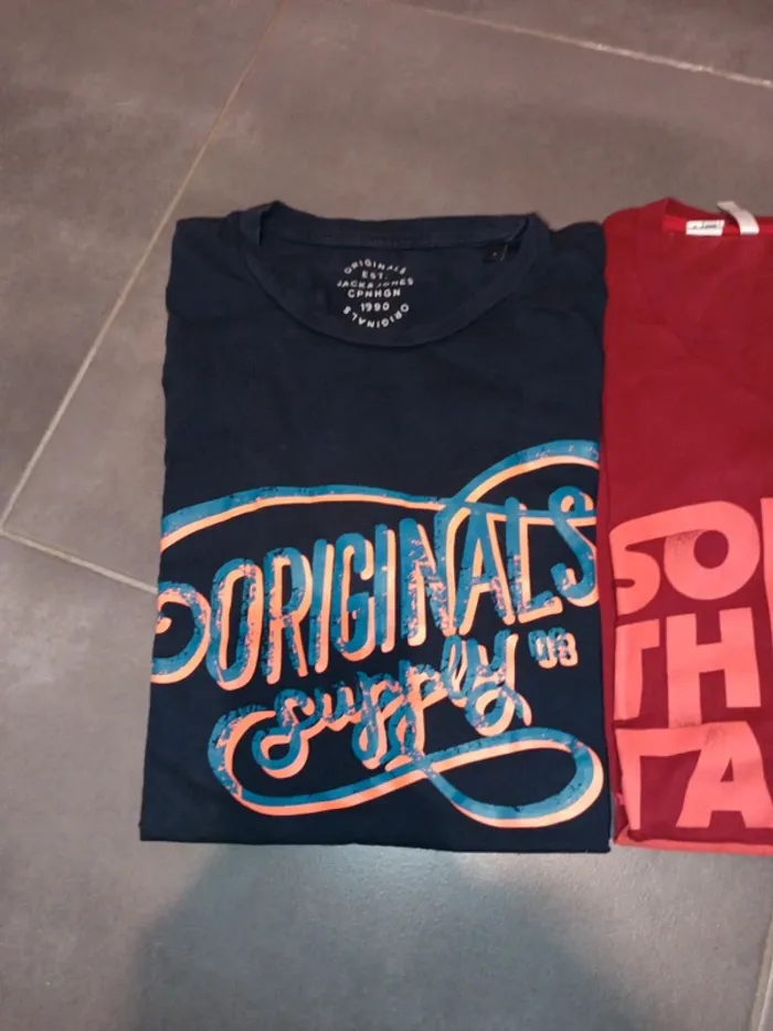 Lot tee shirt taille L - photo numéro 2