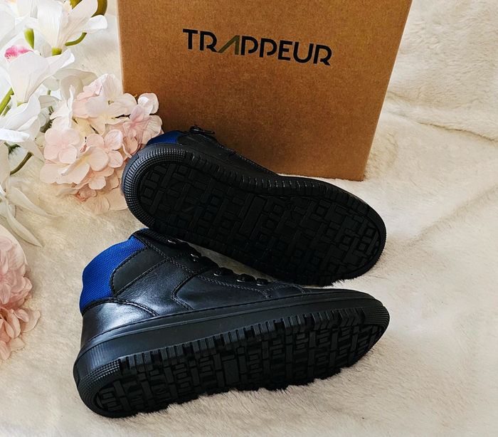 Bottes Bottines Cuir Zip Trappeur T32 - photo numéro 2
