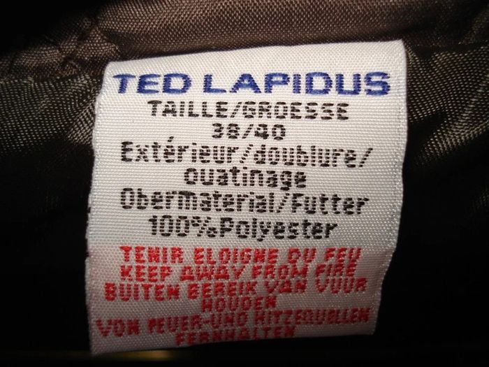 Veste matelassée Ted Lapidus - Taille M - photo numéro 2